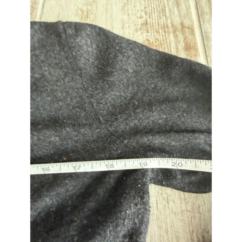 LL Bean Gray Pintuck Henley Long Sleeve Shirt Womens Medium Wool Cashmere - Picture 7 of 8